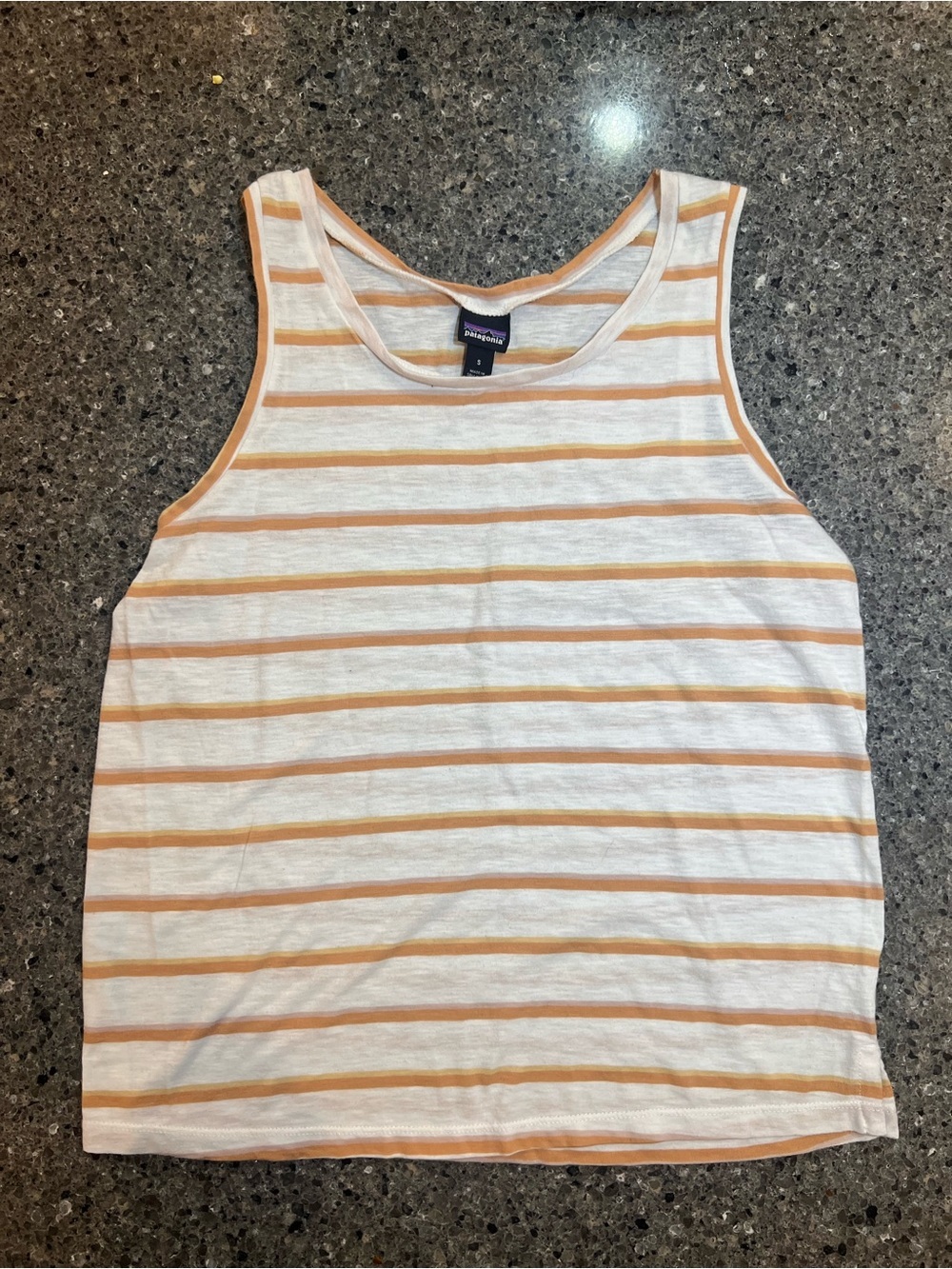 Patagonia Striped Tank Top - Sunset Stripe
